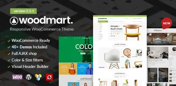 【WooCommerce】WoodMart v8.2.0 开心版WordPress多用途主题|造物N⁺